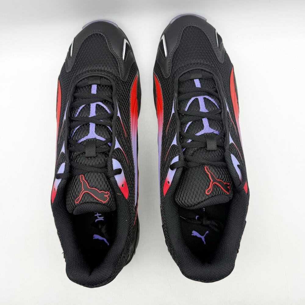PUMA Mens Inhale Sneakers US 12 EU 46 Black Red Athletic Shoes NIB - Picture 10 of 12